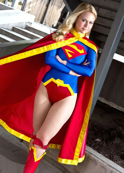 Fashion NEW Supergirl Cosplay Halloween Costume